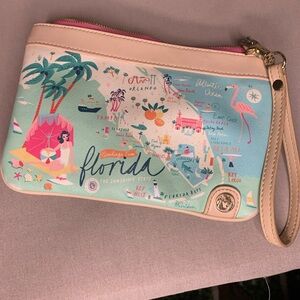 The SPARTINA 449 Greetings From Florida Scout Wristlet